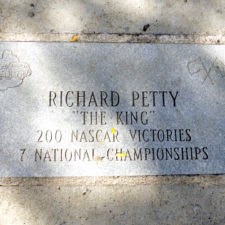 Richard Petty plaque, Watkins Glen, NY
