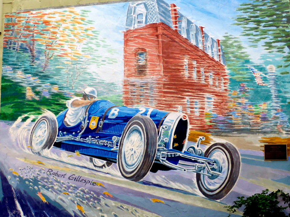 mural, Watkins Glen, NY
