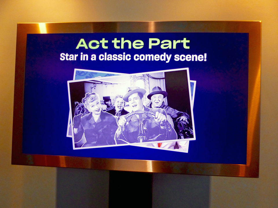 interactive comedy scene, National Comedy Center. Jamestown, New York