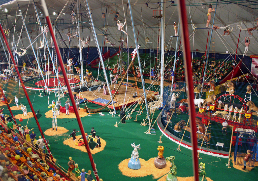 miniature circus, Circus Museum, Sarasota, Florida