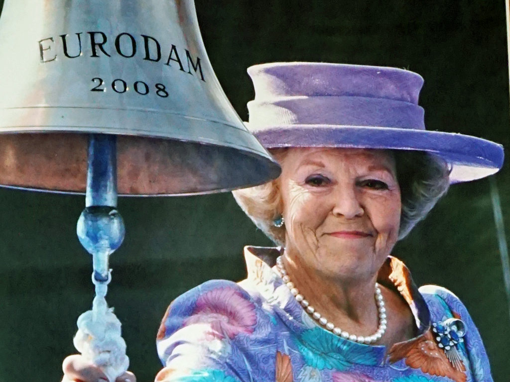 Her Majesty Queen Beatrix of the Netherlands officially named the Eurodam.