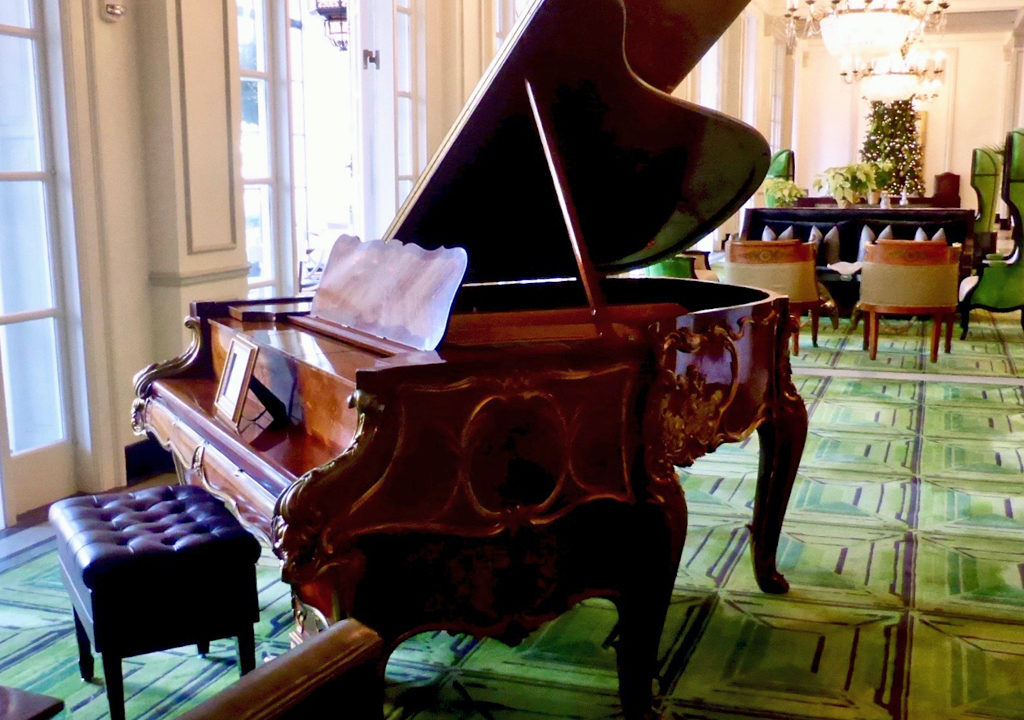 Steinway piano, St. Anthony Hotel