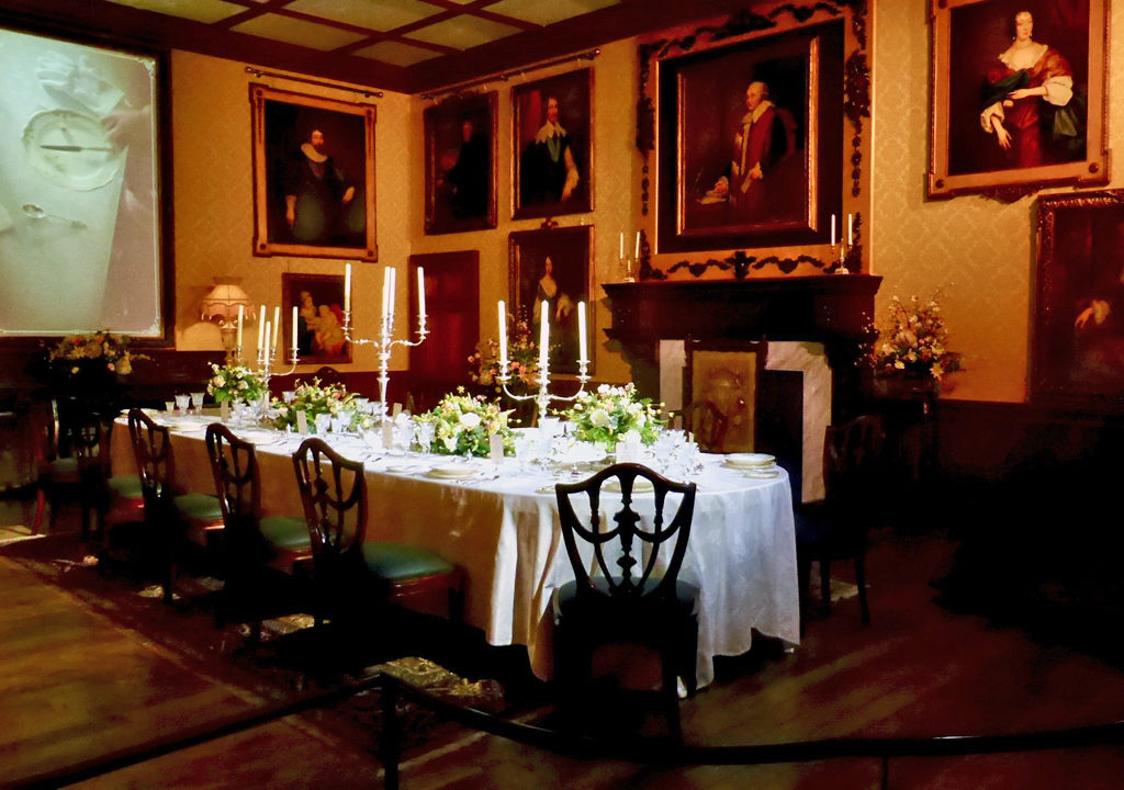 dining room, Downton Abbey- The Exhibition, The Castle at Park Plaza, Boston