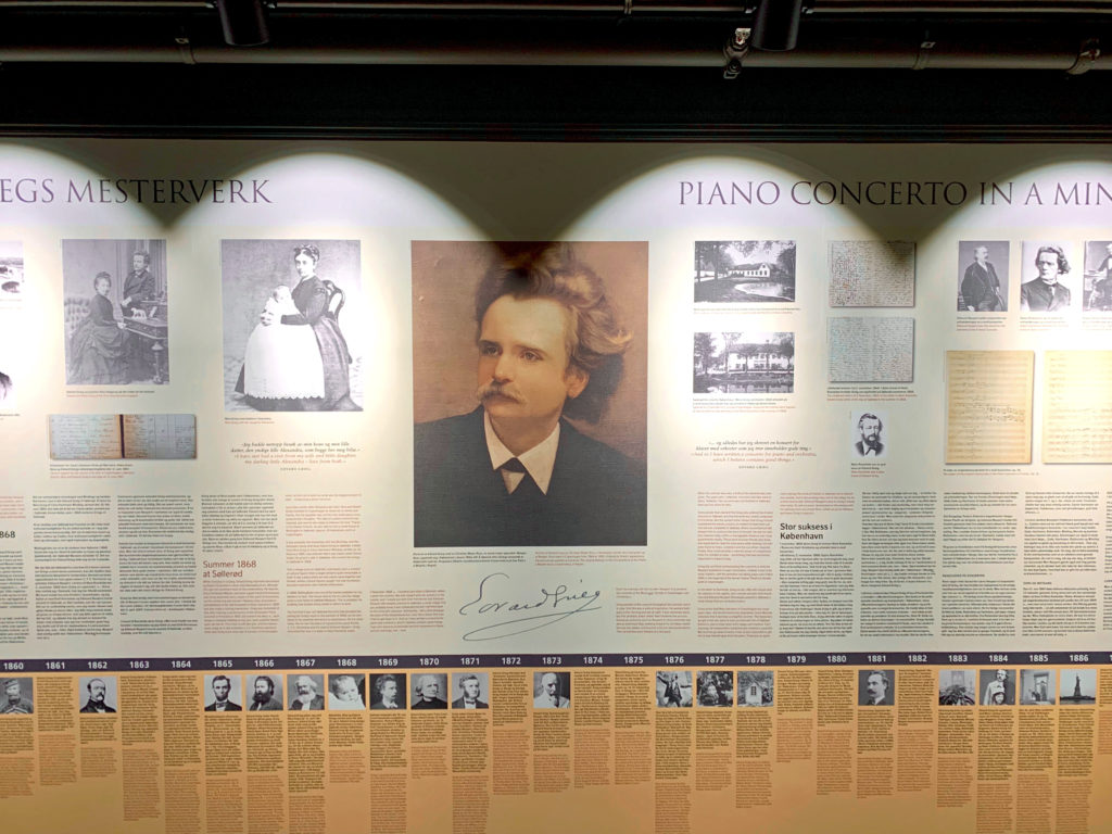 Edvard Grieg exhibit, Opus XVI, Bergen, Norway