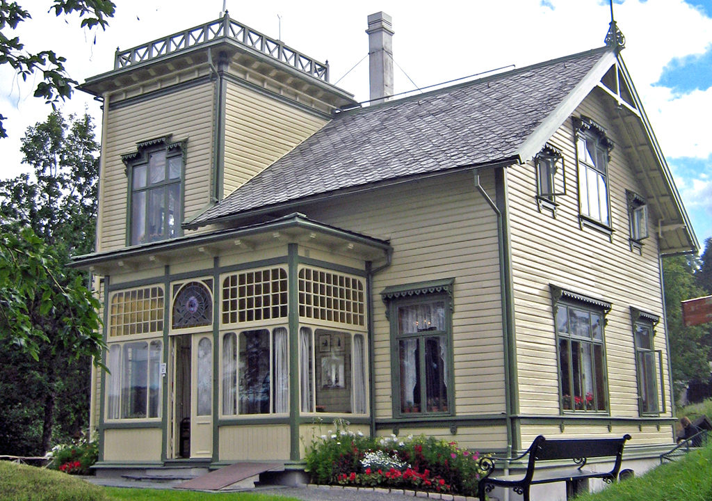 Grieg house Troldhaugen, Bergen, Norway