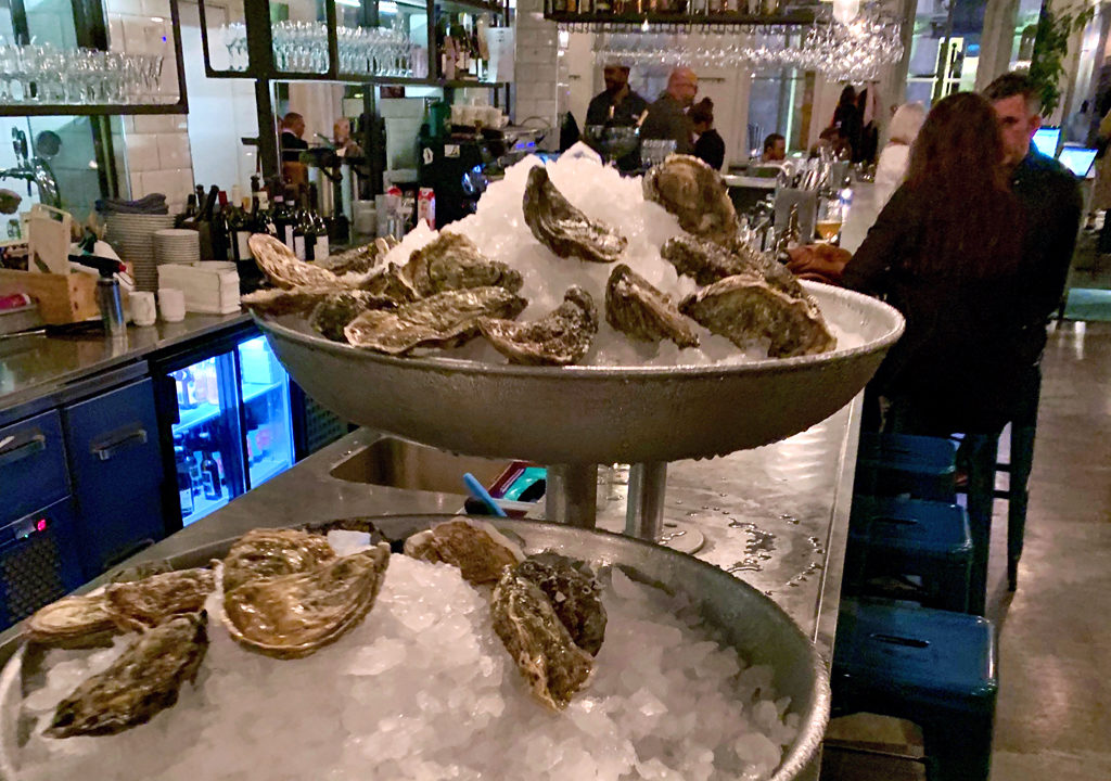 oysters at B.A.R., Stockholm