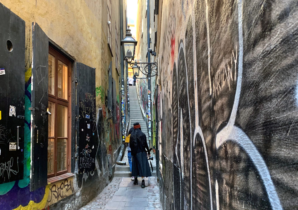 Gamla Stan alley, Stockholm, Sweden