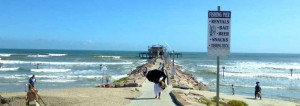 fishing pier on the Gulf, Galveston, Texas