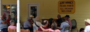 Aunt Minnie’s Pickin’ Porch, Mountain View, Arkansas