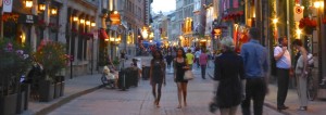 Old Montreal at night