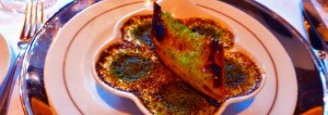 escargot, Britannia Club dining room