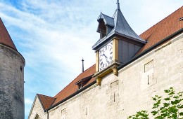 Yverdon-les-Bains, thermal capital of the Lavaux region of Switzerland