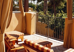private relaxation area, Red Door Spa, Wigwam Golf Resort & Spa, Litchfield Hills, Arizona
