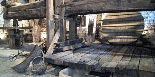 wine press in Chablis