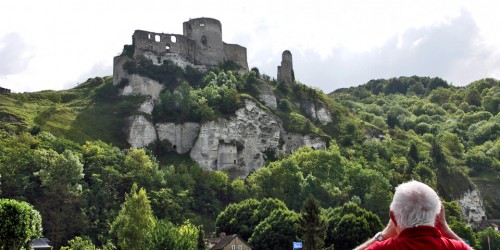 Château Gaillard, seen from the Viking Seine