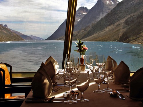 view from the dining room of the Amsterdam