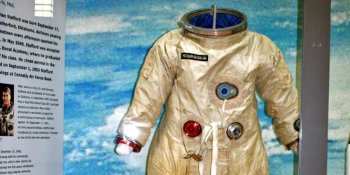 Thomas Stafford’s Gemini space suit, Oklahoma History Center