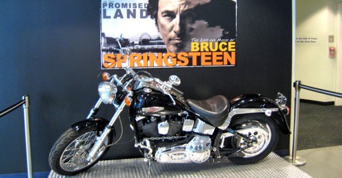 Bruce Springsteen's motorcycle, Rock and Roll Hall of Fame, Cleveland, Ohio