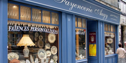 faience shop, Rouen, France