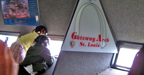 inside Gateway Arch, St. Louis, Missouri