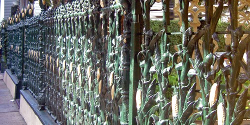 cornstalk fence, New Orleans, Louisiana