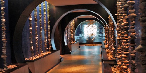 passageway to the resort’s signature restaurant, Azuréa, One Ocean Jacksonville, Florida