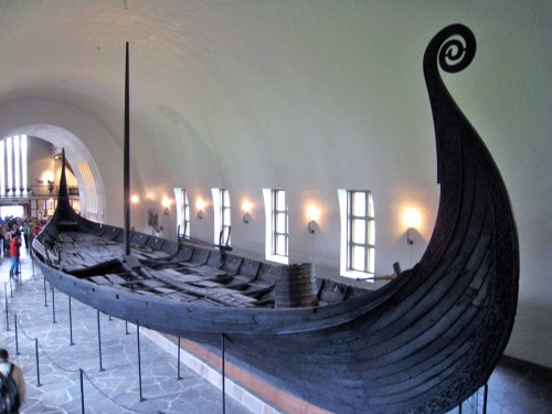 The Oseberg ship and other grave finds are in the Viking Ship Museum, Oslo, Norway.
