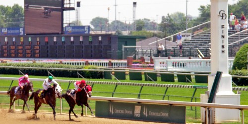 Win, place, or show...could be judged by a nose, Churchill Downs, Louisville, Kentucky