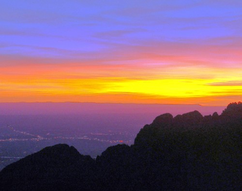 sunset, Albuquerque, New Mexico