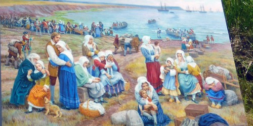 Acadian deportation, Melanson Settlement National Historic Site, Port Royal, Nova Scotia