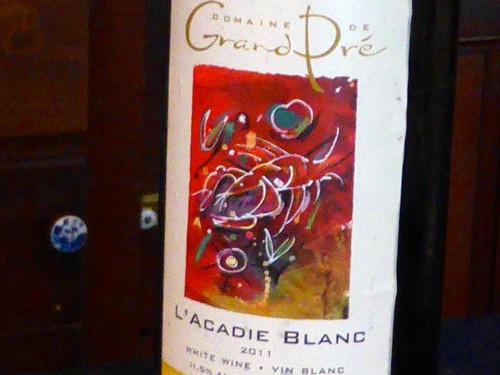 2011 L'Acadie Blanc, Domaine de Grand Pré, Nouvelle Ecosse, Nova Scotia