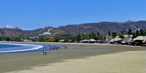 crescent shaped beach, San Juan del Sur, Nicaragua