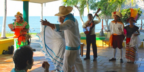 dancers, La Mar Lake Resort, is on the shores of Lake Nicaragua