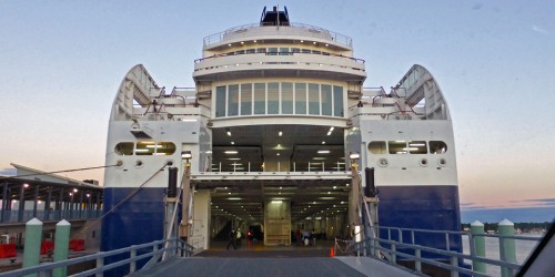 driving into the Nova Star in Portland, Maine