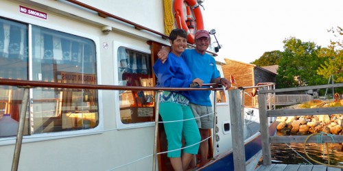 Sherri and Ken Taylor, The Brown Eyed Girl, Shelburne Harbour, Nova Scotia