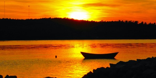 sunset, Shelburne, Nova Scotia