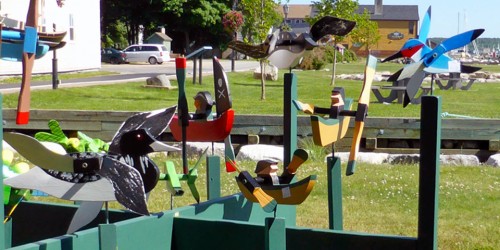 whirligigs, Shelburne, Nova Scotia