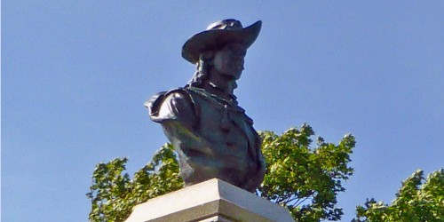 Sieur de Mons bust, Fort Anne, Annapolis Royal, Nova Scotia