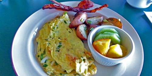 lobster omelet, Ye Olde Argyler Inn, Nova Scotia