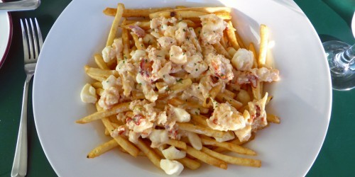 award-winning lobster poutine, Ye Olde Argyler Inn, Nova Scotia