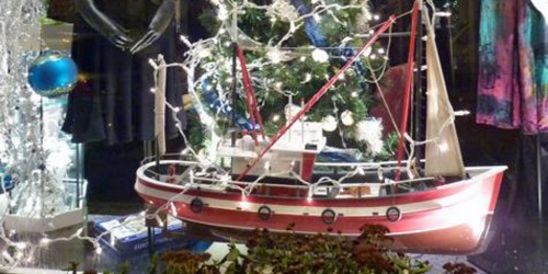 store window, Gloucester, Massachusetts