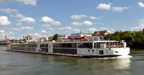 Viking Kvasir departing from Passau, Germany