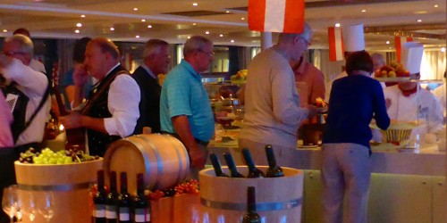 Taste of Austria night aboard the Viking Njord