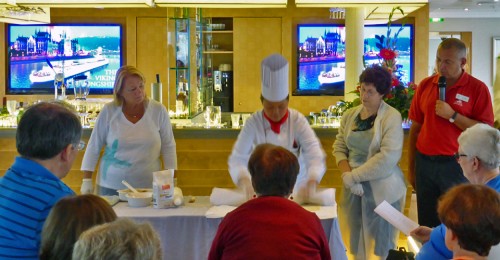 apple strudel demonstration,, Viking River Cruises’ Viking Njord