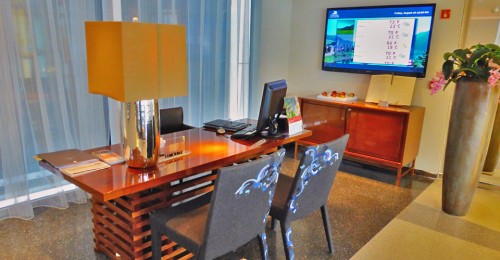 concierge desk aboard the Viking Njord