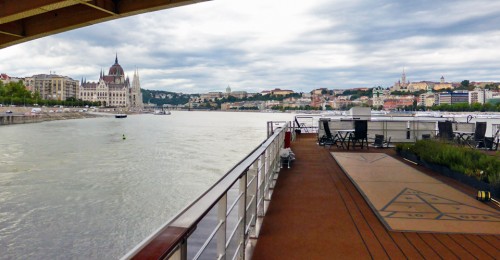 departing Budapest aboard the Viking Njord