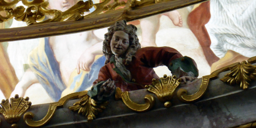 Look carefully in the chapel and you may spot a sculpture of one of the abbey's architects.