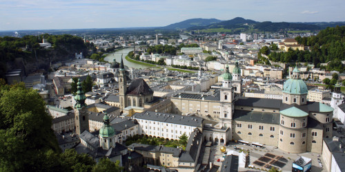 view from Hohensalzburg, Salzburg, Austria
