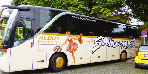Gray Lines’ The Original Sound of Music Tour bus, Salzburg, Austria