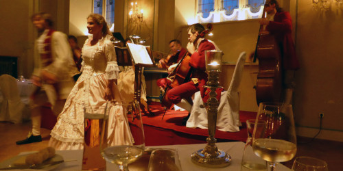 Mozart concert and dinner at Stiftskeller St. Peter, Salzburg, Austria